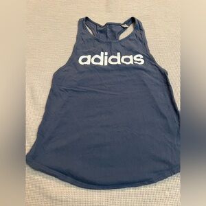 Adidas Navy Blue Tank Top Womens Extra Small